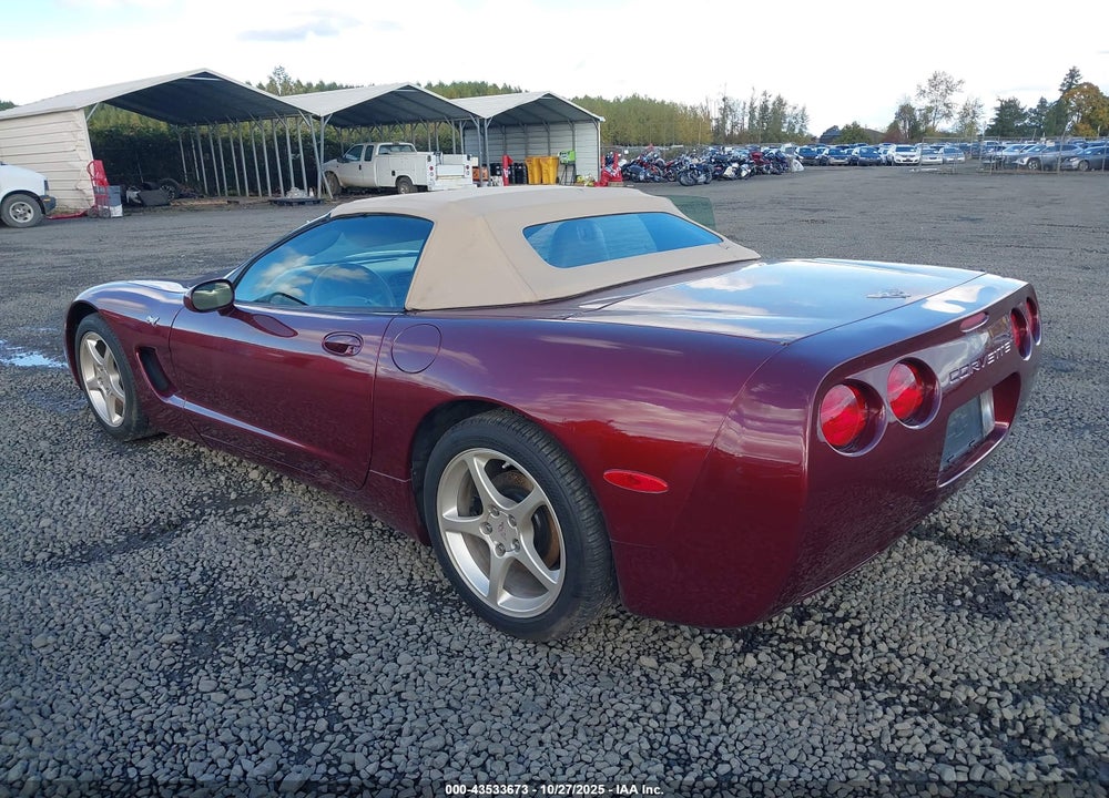 2003 CHEVROLET CORVETTE VIN: 1G1YY32G135131199
