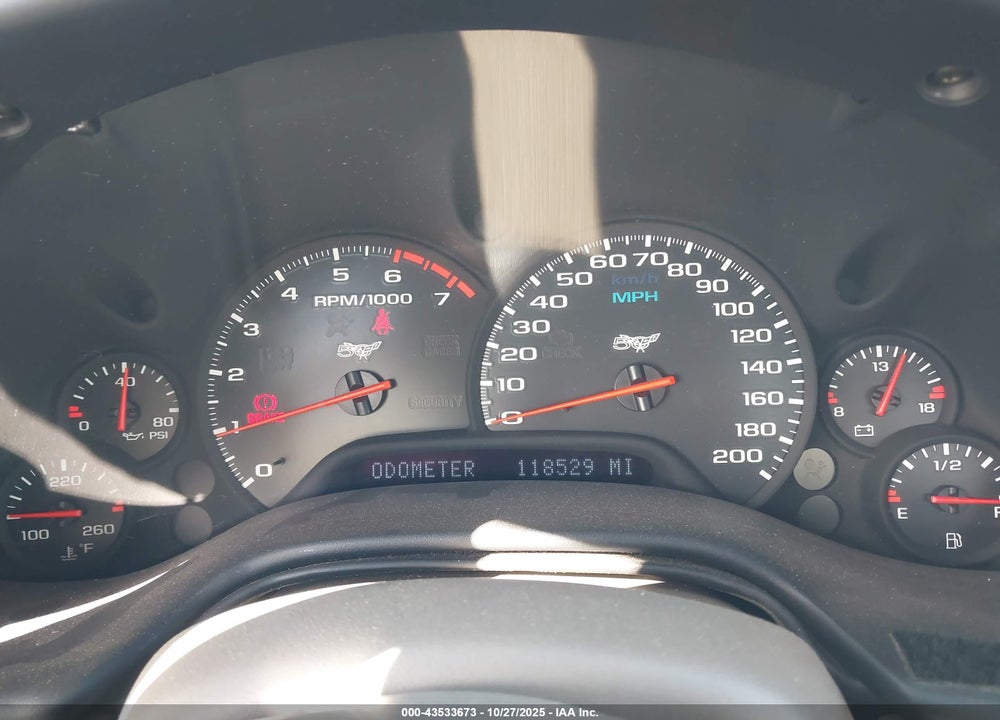 2003 CHEVROLET CORVETTE VIN: 1G1YY32G135131199