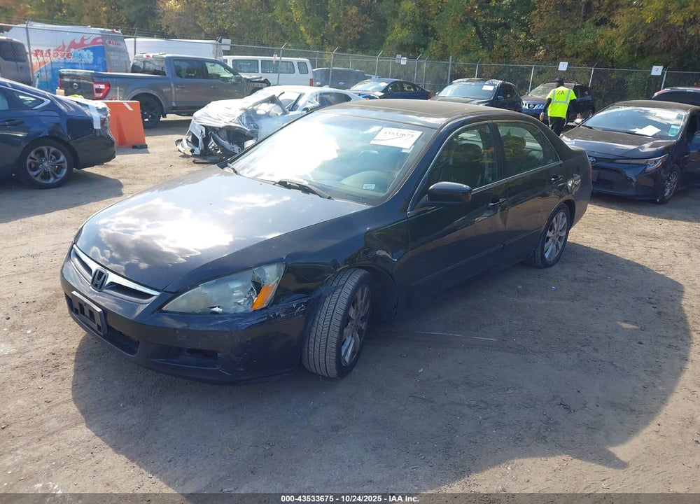 2007 HONDA ACCORD 3.0 EX VIN: 1HGCM665X7A054984
