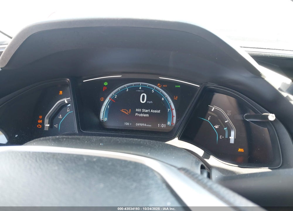 2019 HONDA CIVIC LX VIN: 19XFC2F67KE036450