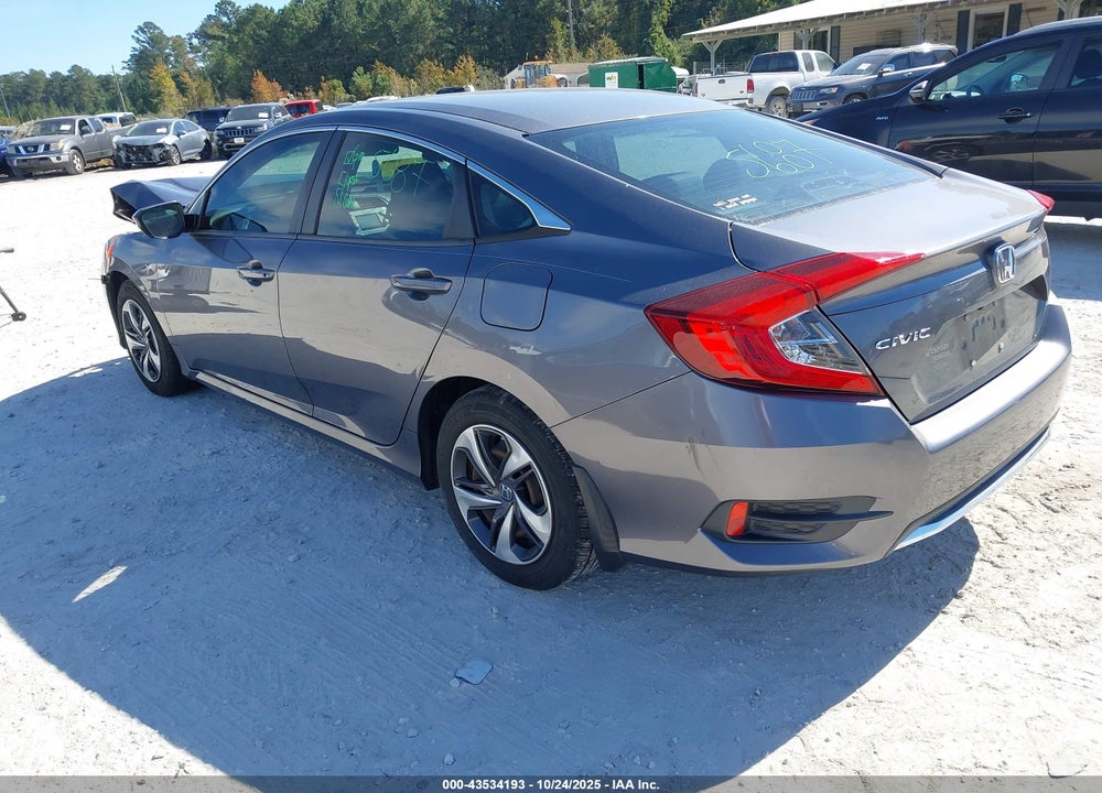 2019 HONDA CIVIC LX VIN: 19XFC2F67KE036450