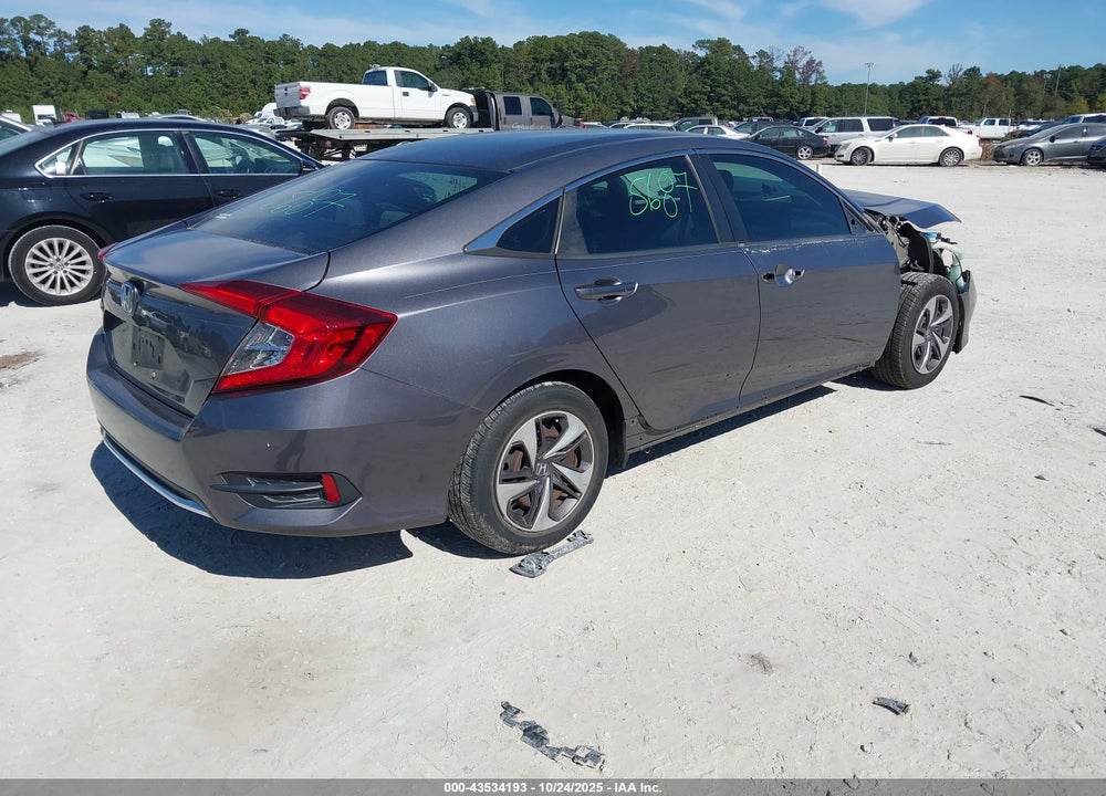 2019 HONDA CIVIC LX VIN: 19XFC2F67KE036450