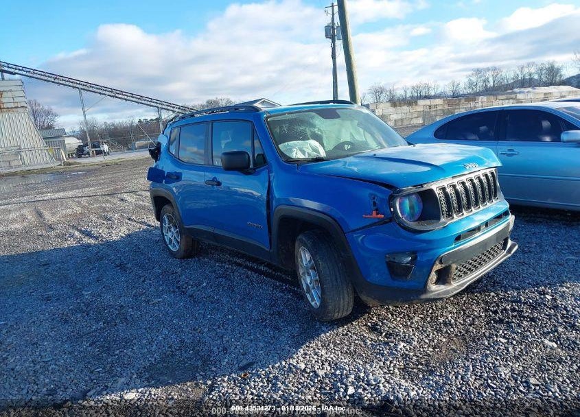 2019 JEEP RENEGADE SPORT VIN: ZACNJBAB3KPJ80910