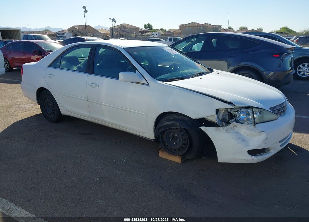 2002 TOYOTA CAMRY LE VIN: JTDBE32K720064386