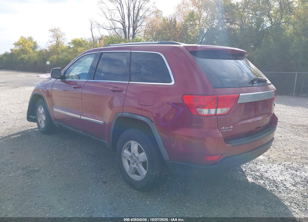 2012 JEEP GRAND CHEROKEE VIN: 1C4RJFAG8CC149701
