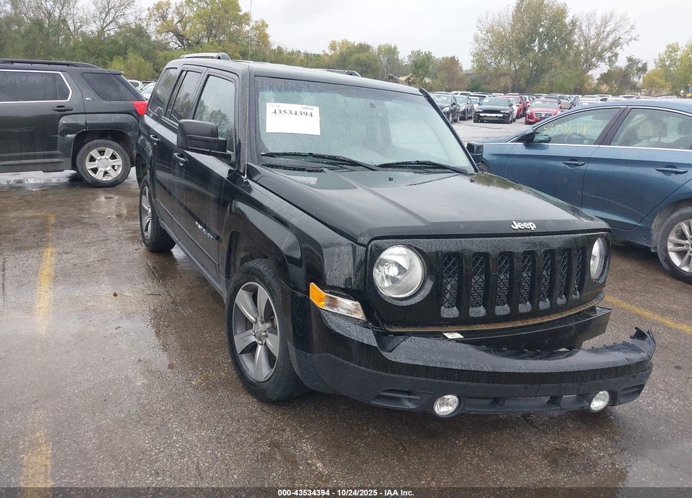 2016 JEEP PATRIOT HIGH ALTITUDE EDITION VIN: 1C4NJRFB8GD580391