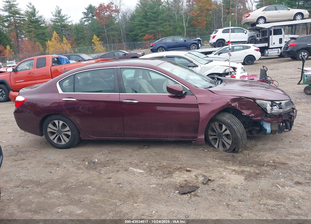 2013 HONDA ACCORD LX VIN: 1HGCR2F30DA048499