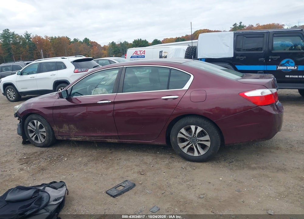 2013 HONDA ACCORD LX VIN: 1HGCR2F30DA048499