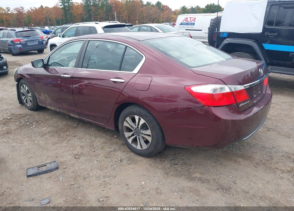 2013 HONDA ACCORD LX VIN: 1HGCR2F30DA048499