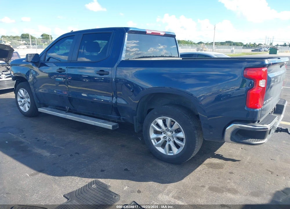 2021 CHEVROLET SILVERADO 1500 2WD SHORT BED CUSTOM VIN: 1GCPWBEK2MZ401375