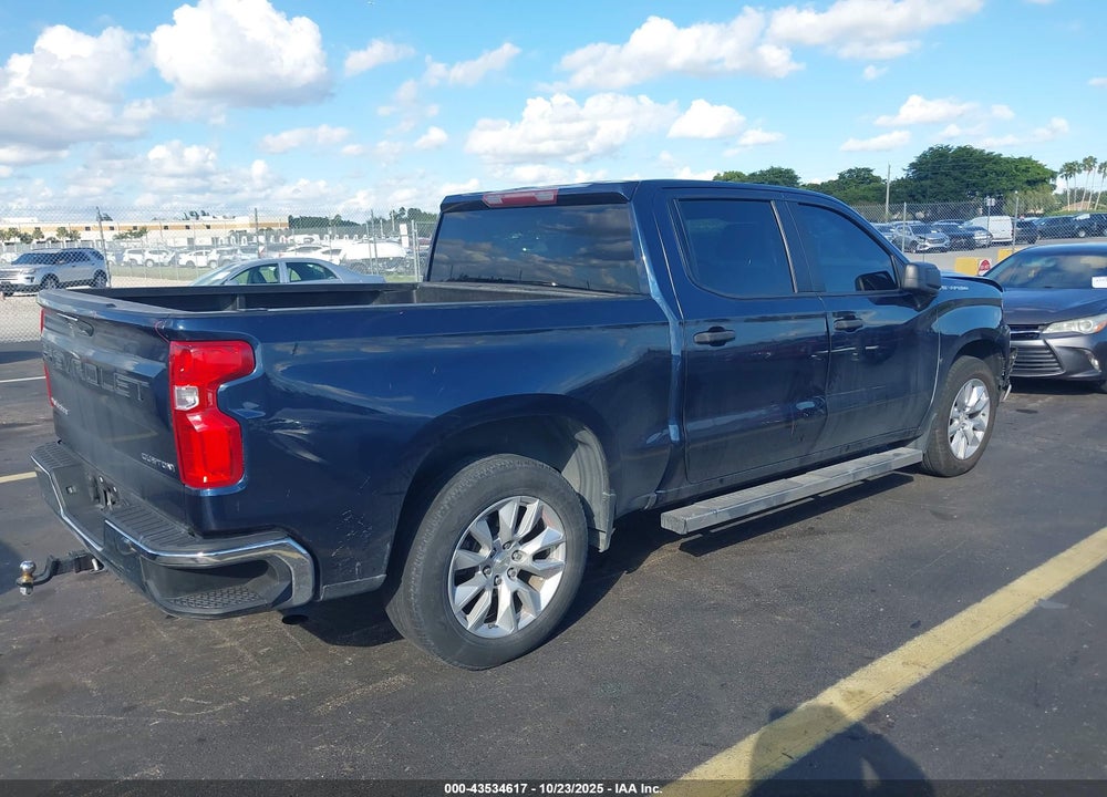 2021 CHEVROLET SILVERADO 1500 2WD SHORT BED CUSTOM VIN: 1GCPWBEK2MZ401375