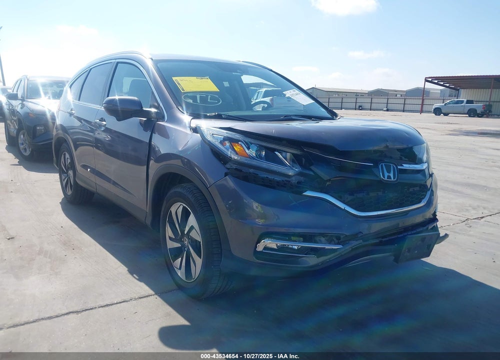 2016 HONDA CR-V TOURING VIN: 5J6RM3H95GL025401