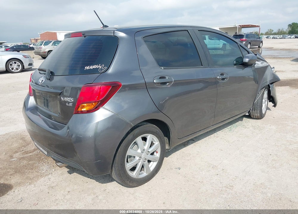 2015 TOYOTA YARIS LE VIN: VNKKTUD33FA033225