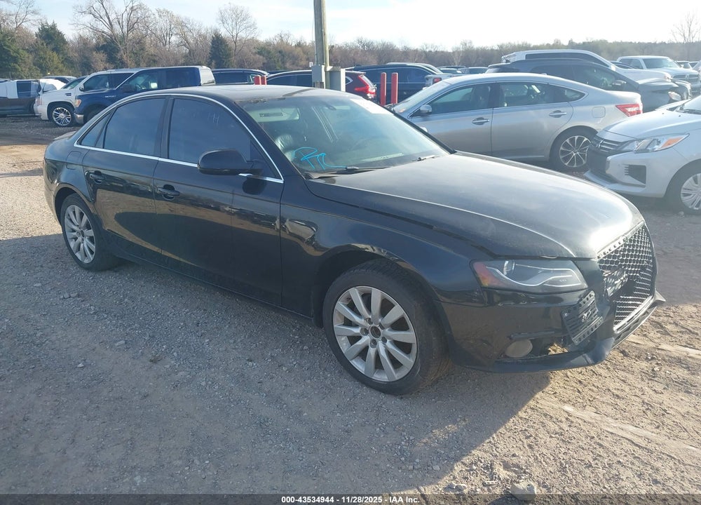 2011 AUDI A4 2.0T PREMIUM VIN: WAUFFAFL0BN056247
