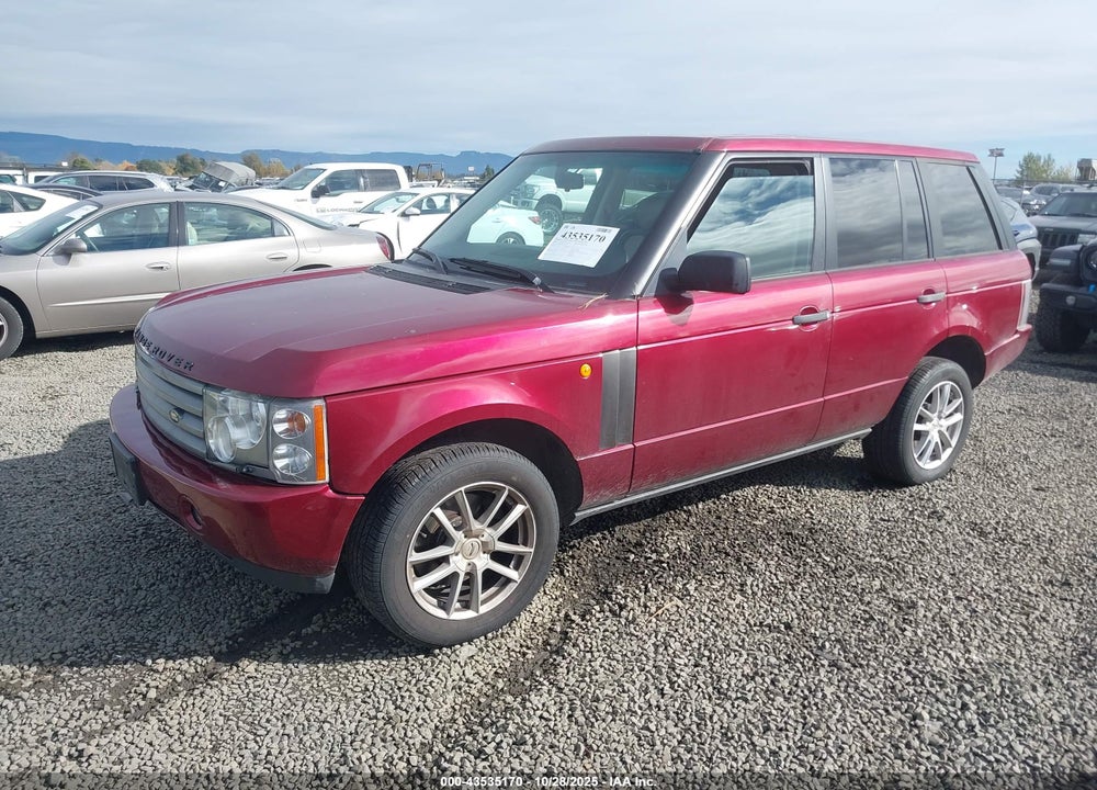 2004 LAND ROVER RANGE ROVER VIN: SALME11484A144494