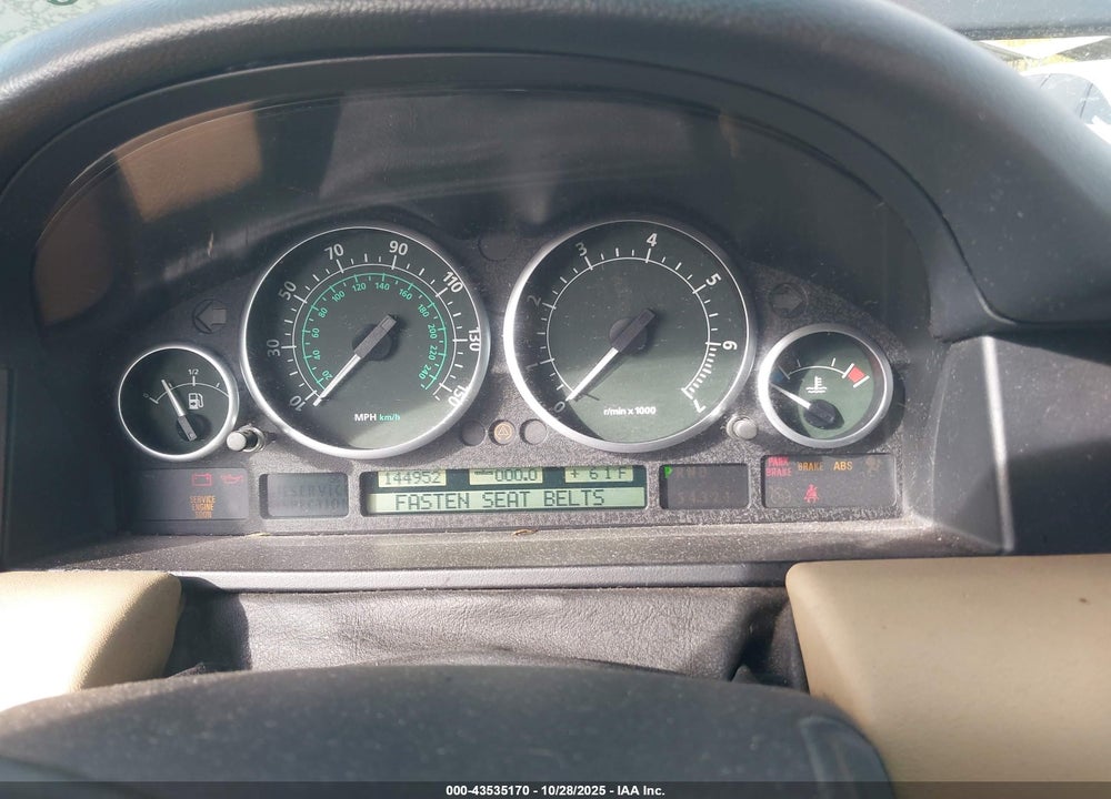 2004 LAND ROVER RANGE ROVER VIN: SALME11484A144494