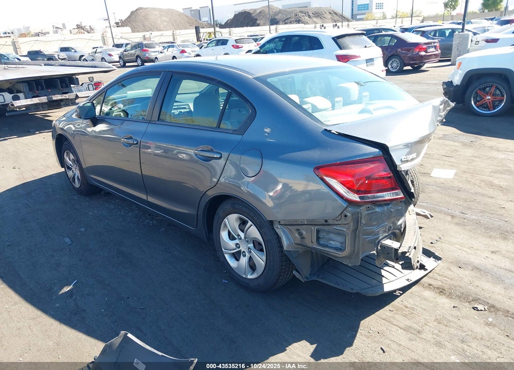 2013 HONDA CIVIC LX VIN: 19XFB2F54DE247599