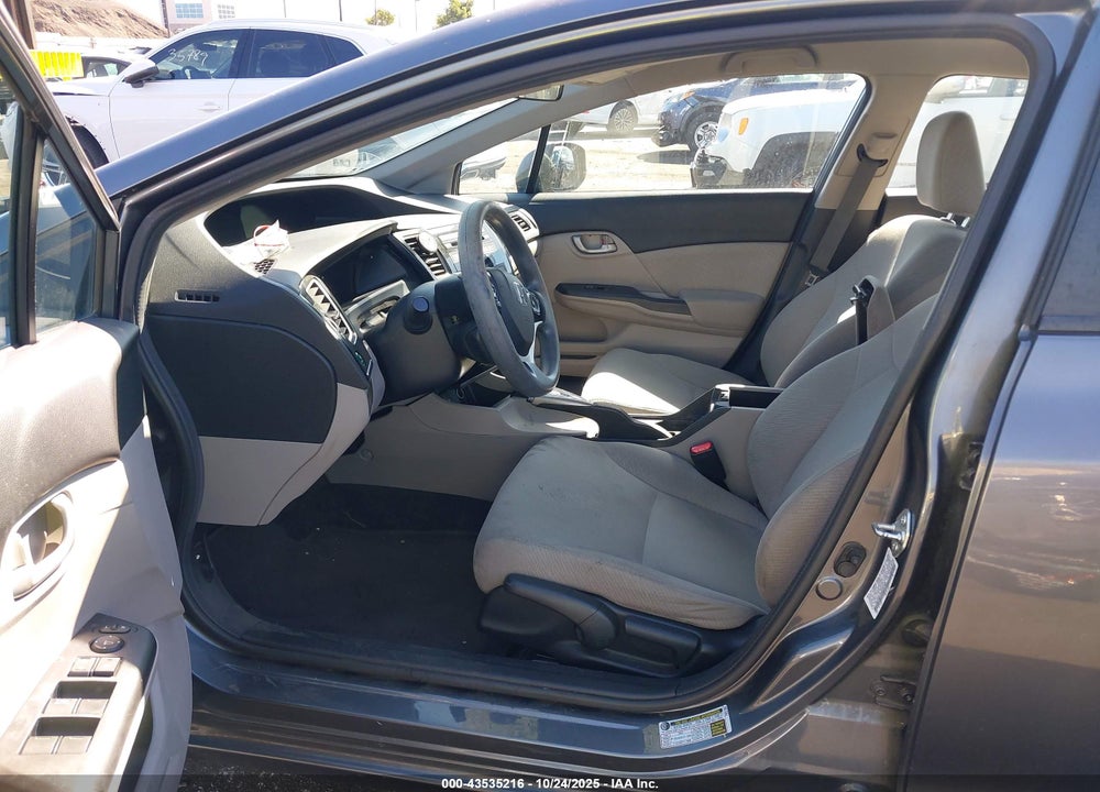 2013 HONDA CIVIC LX VIN: 19XFB2F54DE247599