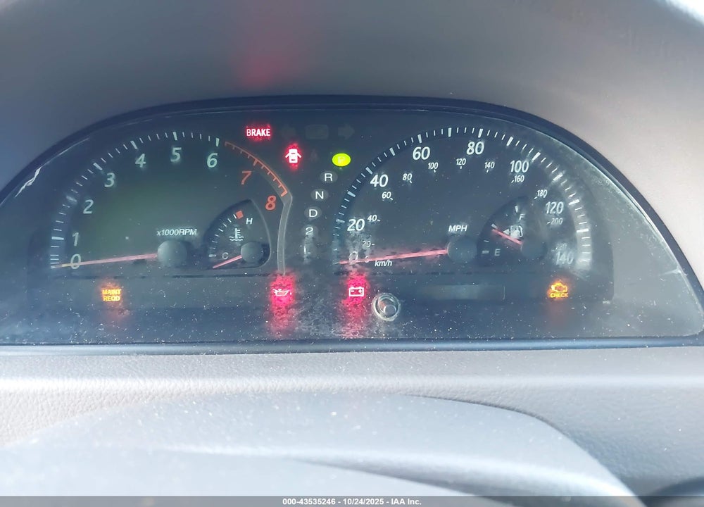 2004 TOYOTA CAMRY LE VIN: 4T1BE32K14U884308