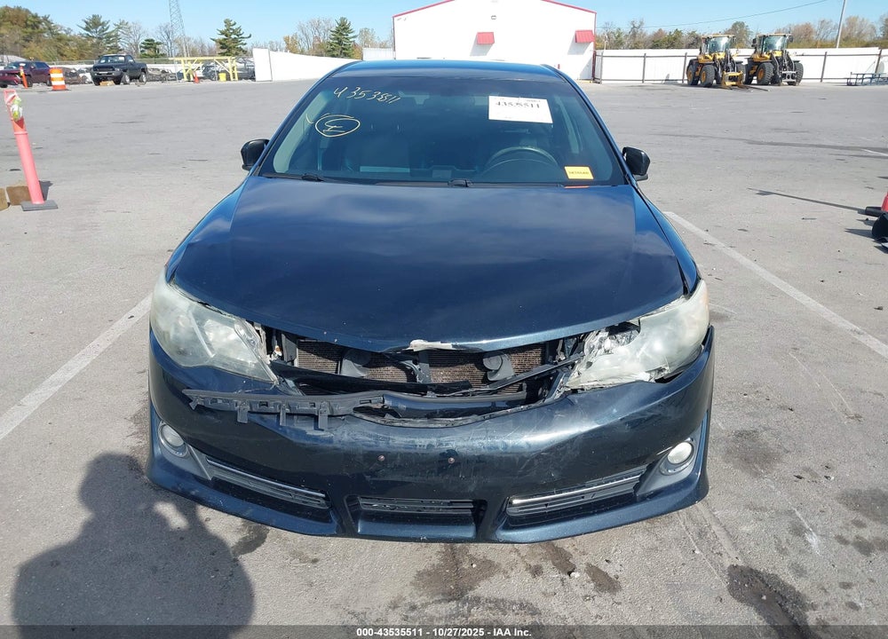 2013 TOYOTA CAMRY SE VIN: 4T1BF1FK4DU236876