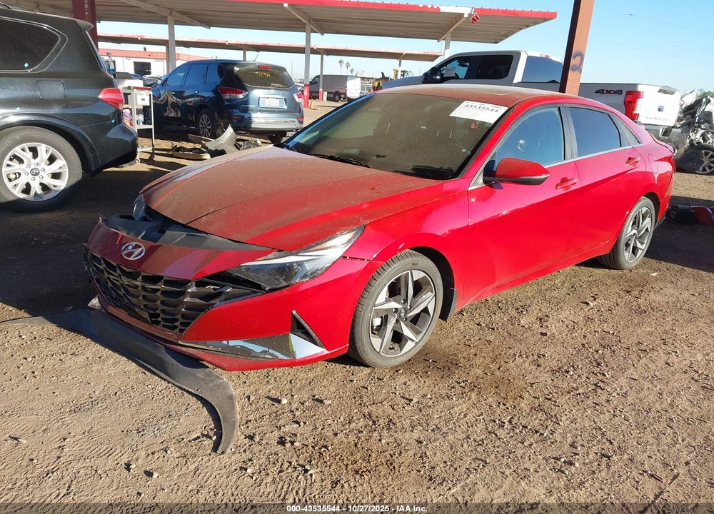 2021 HYUNDAI ELANTRA SEL VIN: KMHLN4AG1MU180262