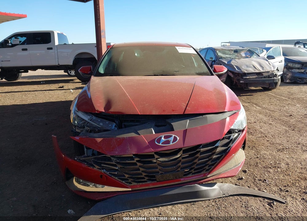 2021 HYUNDAI ELANTRA SEL VIN: KMHLN4AG1MU180262