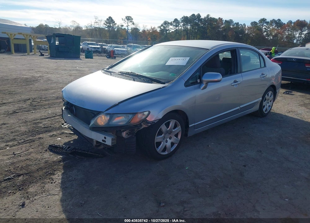 2010 HONDA CIVIC LX VIN: 2HGFA1F56AH588422