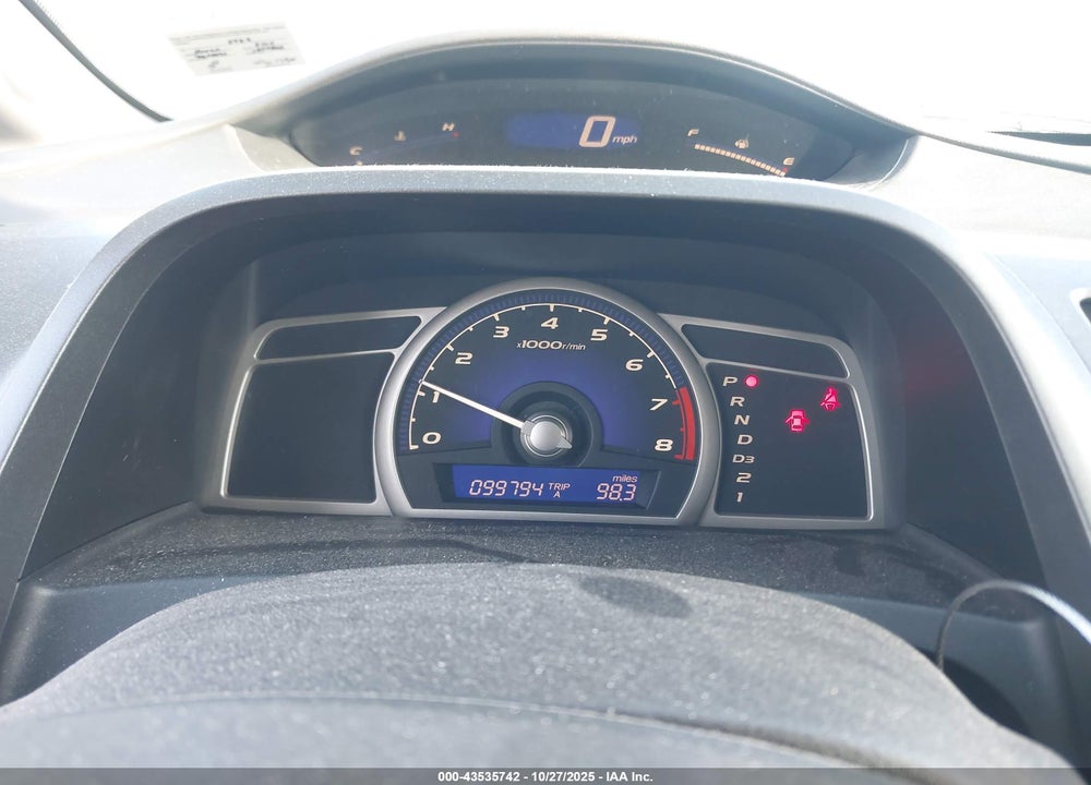 2010 HONDA CIVIC LX VIN: 2HGFA1F56AH588422