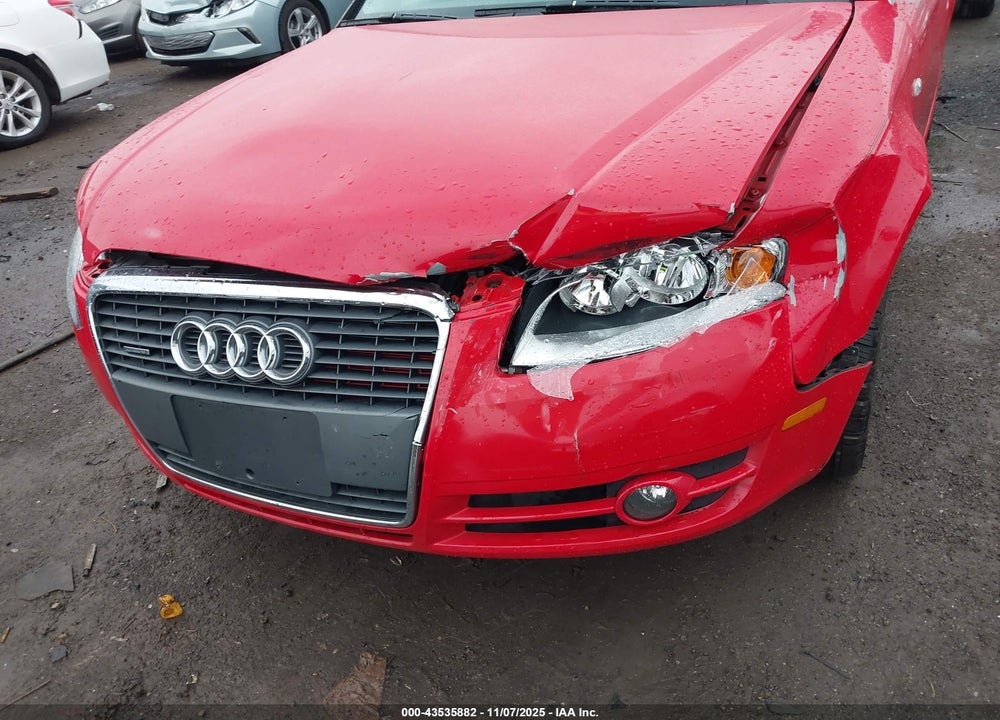 2006 AUDI A4 2.0T VIN: WAUDF78E56A207508