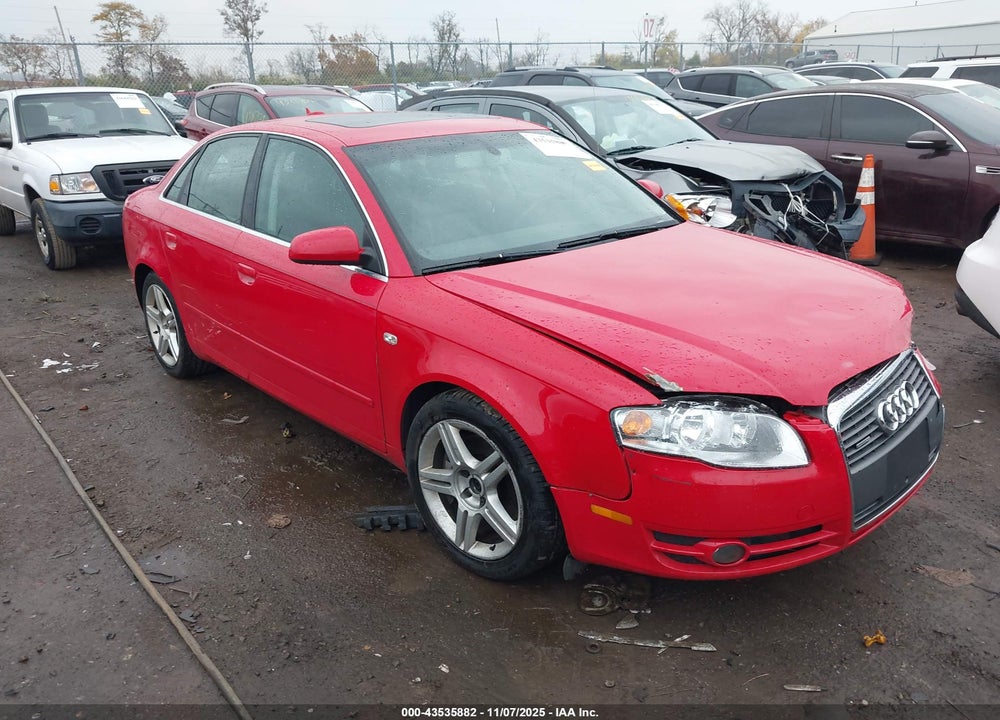2006 AUDI A4 2.0T VIN: WAUDF78E56A207508