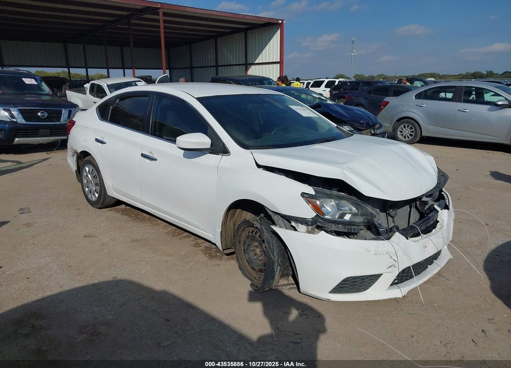 2016 NISSAN SENTRA S VIN: 3N1AB7AP8GY313870