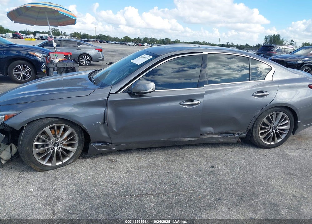 2019 INFINITI Q50 3.0T LUXE VIN: JN1EV7AP3KM543143
