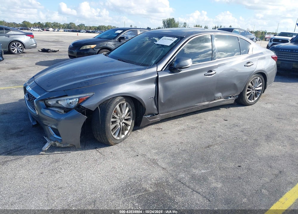 2019 INFINITI Q50 3.0T LUXE VIN: JN1EV7AP3KM543143
