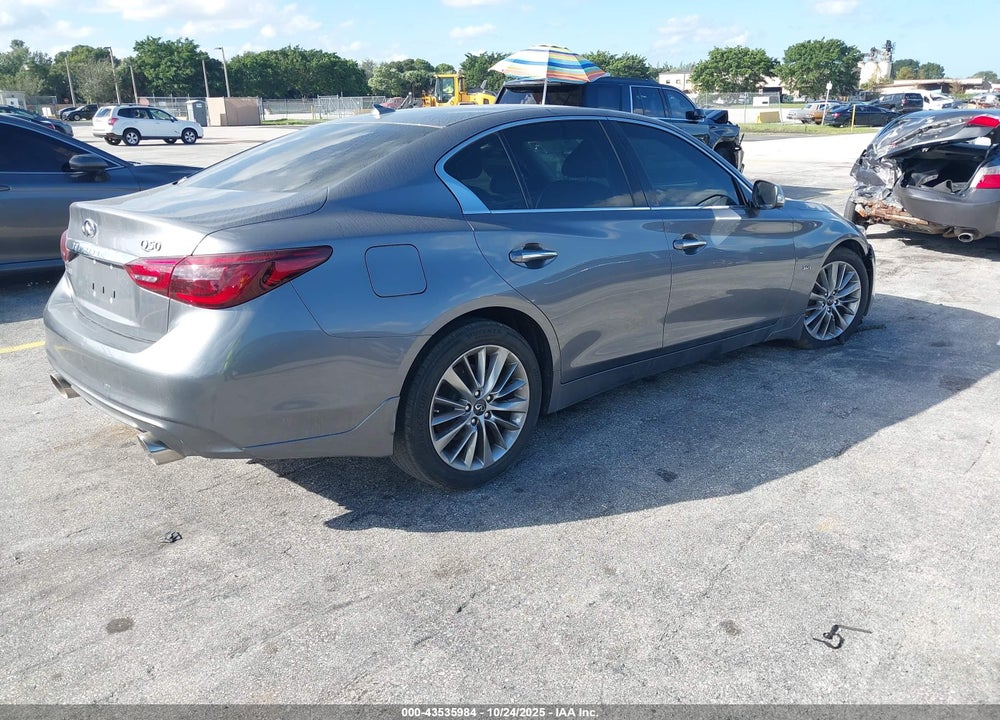 2019 INFINITI Q50 3.0T LUXE VIN: JN1EV7AP3KM543143