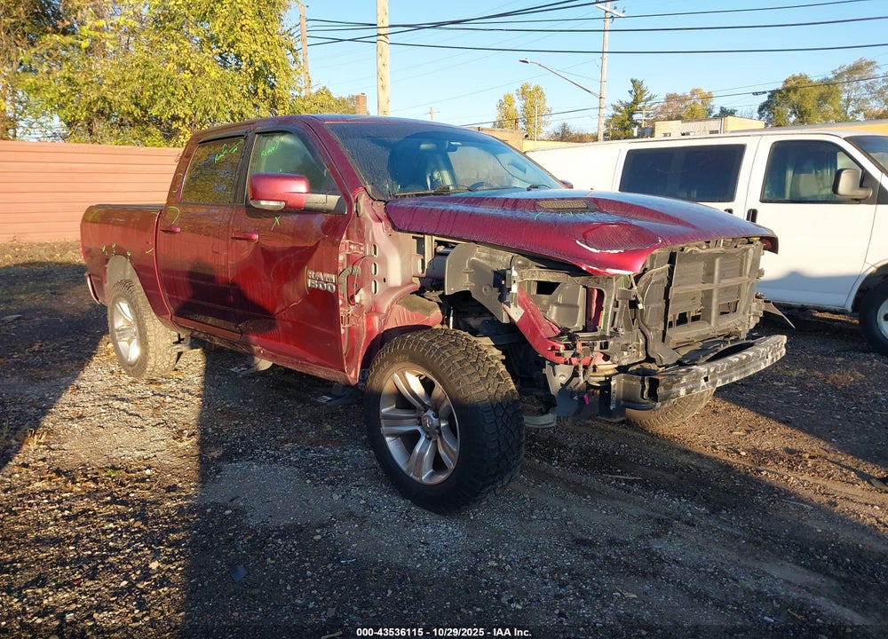 2018 RAM 1500 SPORT VIN: 1C6RR7MT6JS277503