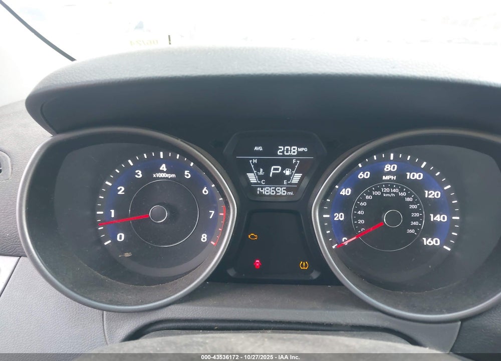 2014 HYUNDAI ELANTRA SE VIN: 5NPDH4AE1EH536803