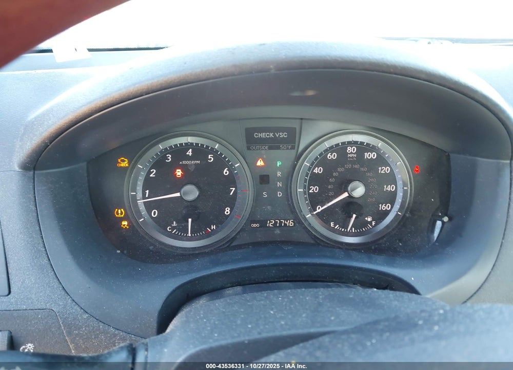 2007 LEXUS ES 350 VIN: JTHBJ46G772009907
