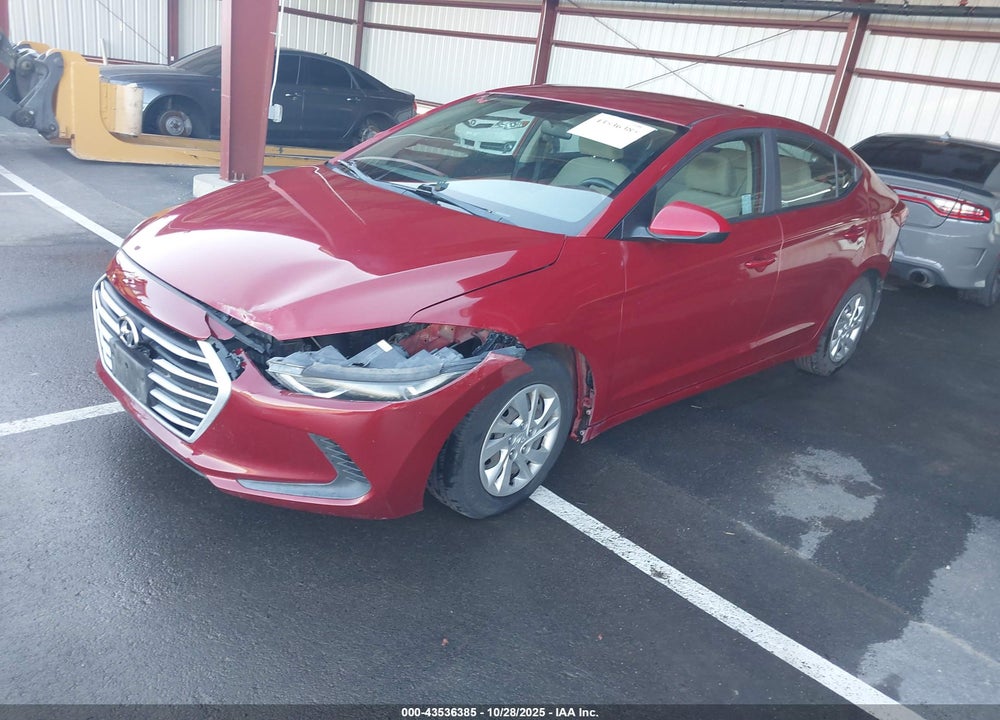 2017 HYUNDAI ELANTRA SE VIN: KMHD74LF7HU392060