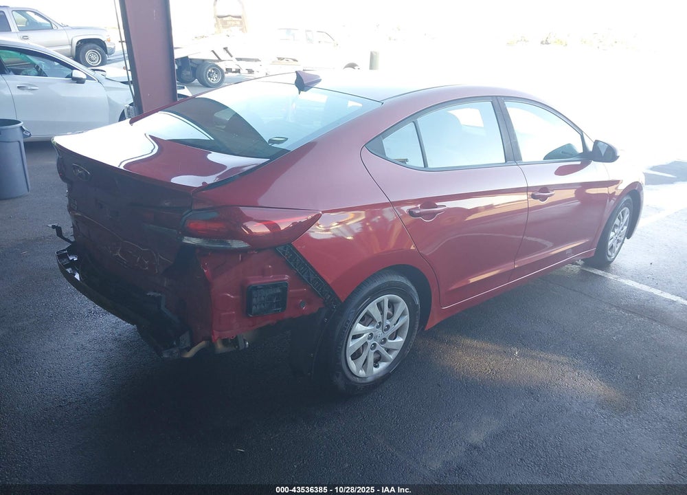 2017 HYUNDAI ELANTRA SE VIN: KMHD74LF7HU392060