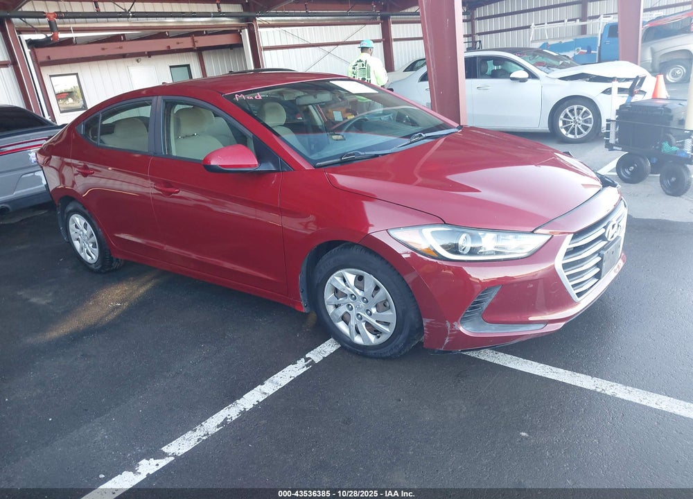 2017 HYUNDAI ELANTRA SE VIN: KMHD74LF7HU392060