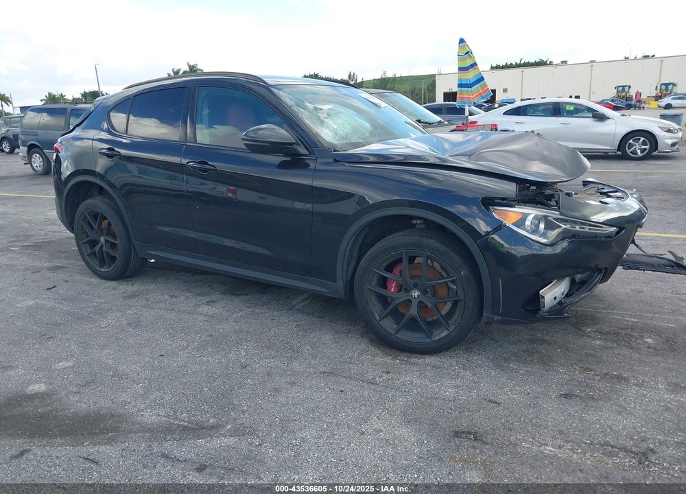 2019 ALFA ROMEO STELVIO RWD VIN: ZASPAJAN8K7C63768