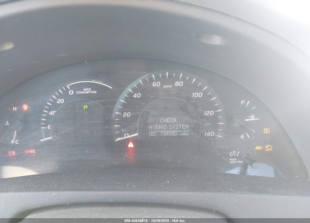 2009 TOYOTA CAMRY HYBRID VIN: 4T1BB46K59U070789