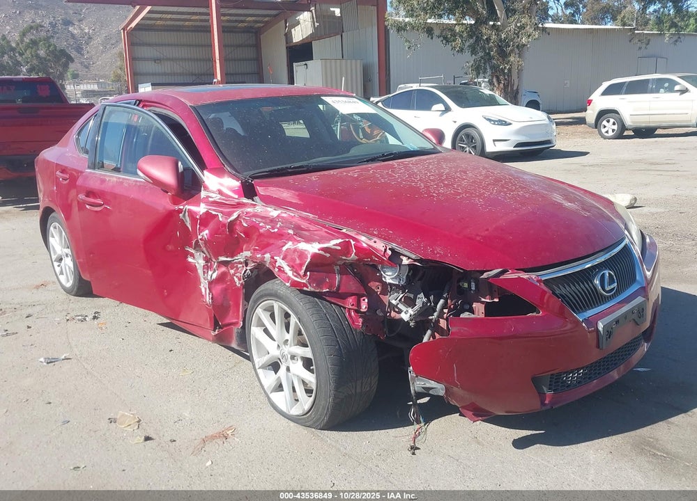 2011 LEXUS IS 250 VIN: JTHBF5C21B5137826