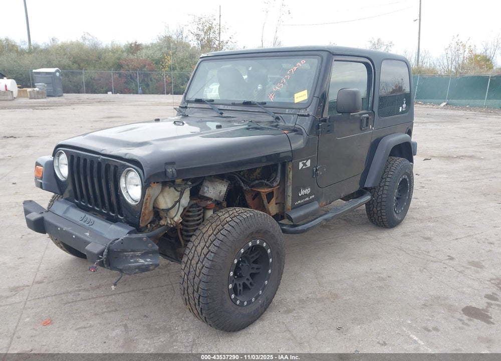 2003 JEEP WRANGLER X VIN: 1J4FA39S33P326930