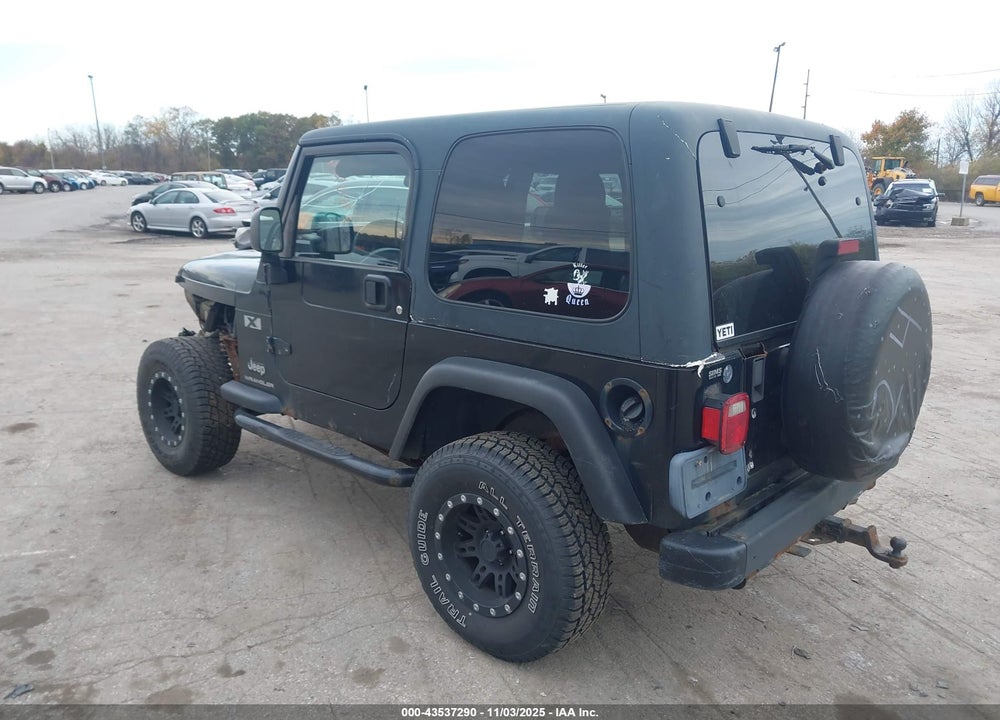 2003 JEEP WRANGLER X VIN: 1J4FA39S33P326930