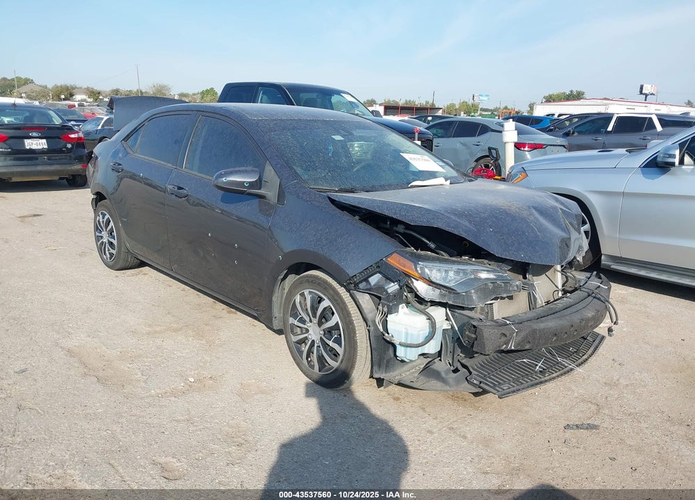 2019 TOYOTA COROLLA LE VIN: 2T1BURHE2KC221769