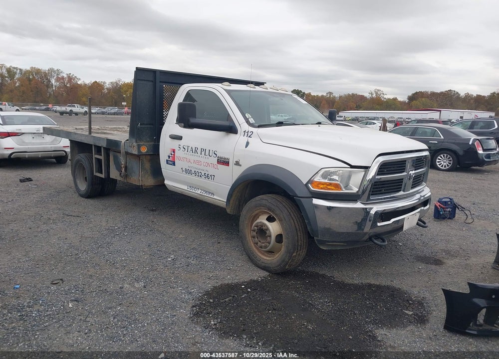 2012 RAM 4500 CHASSIS ST/SLT VIN: 3C7WDKBL6CG178001