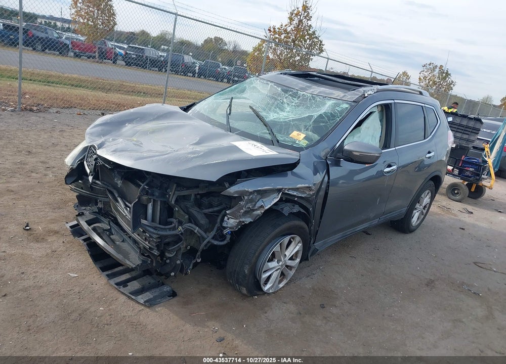 2015 NISSAN ROGUE SV VIN: 5N1AT2MV8FC809651