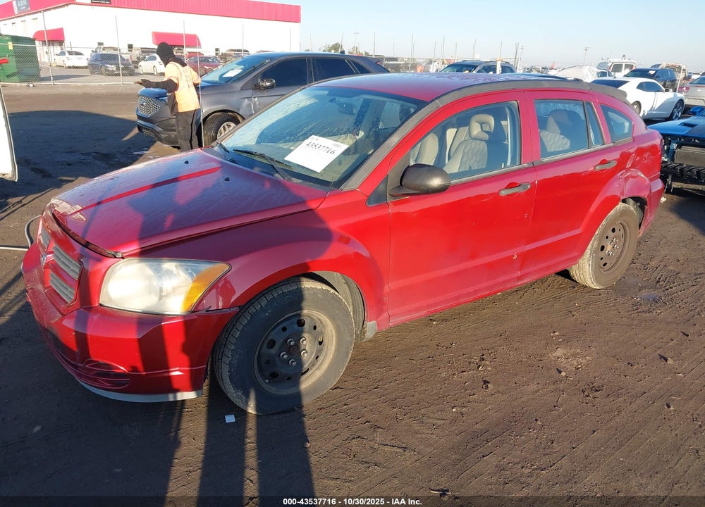 2009 DODGE CALIBER SE VIN: 1B3HB28A89D164724