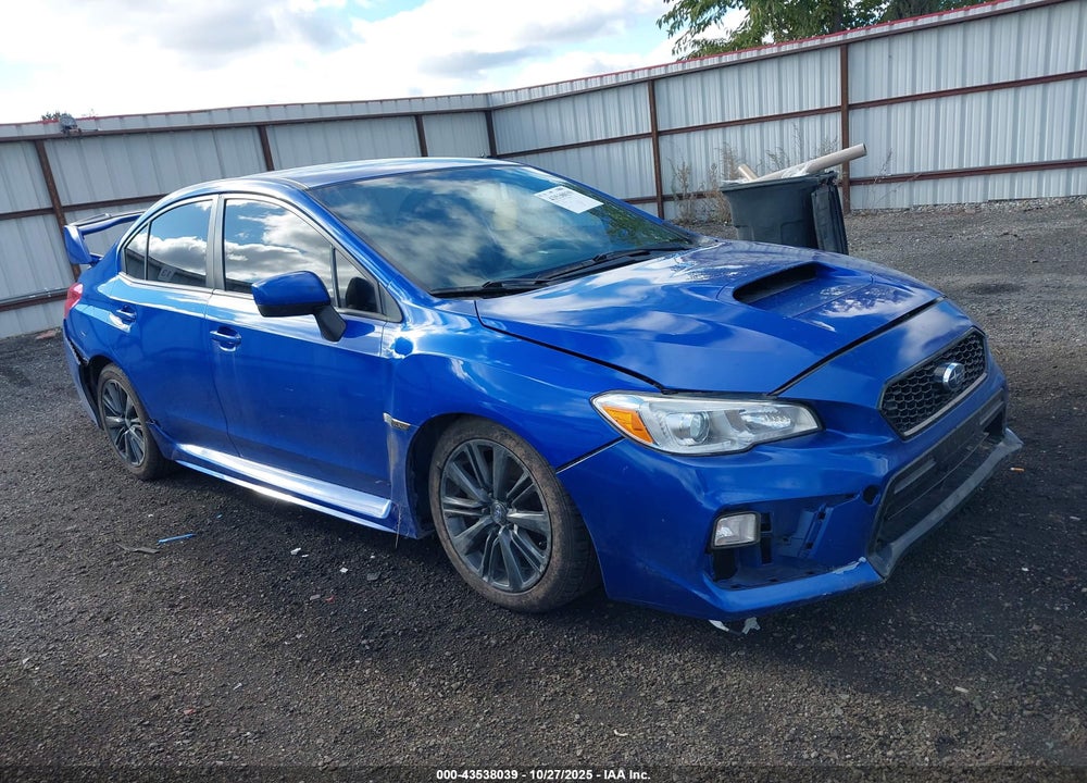2017 SUBARU WRX VIN: JF1VA1B67H9829638